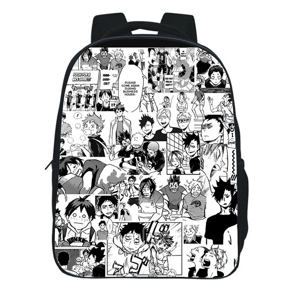

NEW Japanese Anime Haikyuu Children Backpack Student Schoolbag Boys Girl Shoulder Bags Orthopedic Mochila
