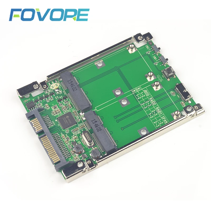 SATA 6G/ USB3.0 к 2x адаптер mSATA Raid Card с USB 3 0 Micro B интерфейсный кабель|raid card|raid satasata raid |