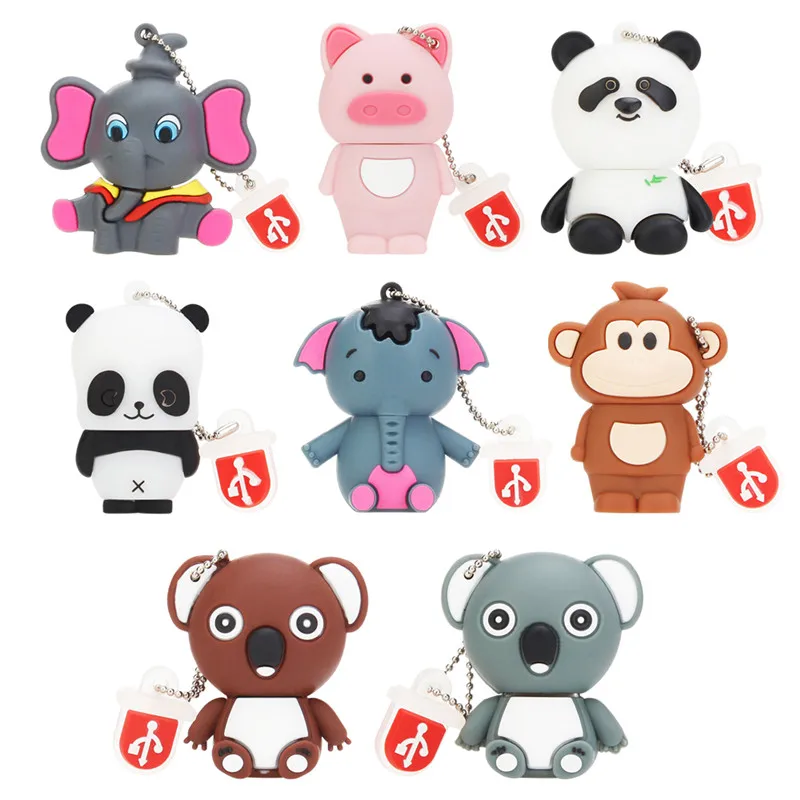 

pendrive 16gb cartoon 128gb 8gb 4gb Personalized usb stick 2.0 panda Usb Flash Drive 32gb pen drive 64gb Wholesale free shipping