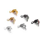 100 шт.лот 4*7 мм Соединительная застежка фитинг шариковая цепочка обжимные Концевики бусины соединительные компоненты для DIY ювелирных изделий