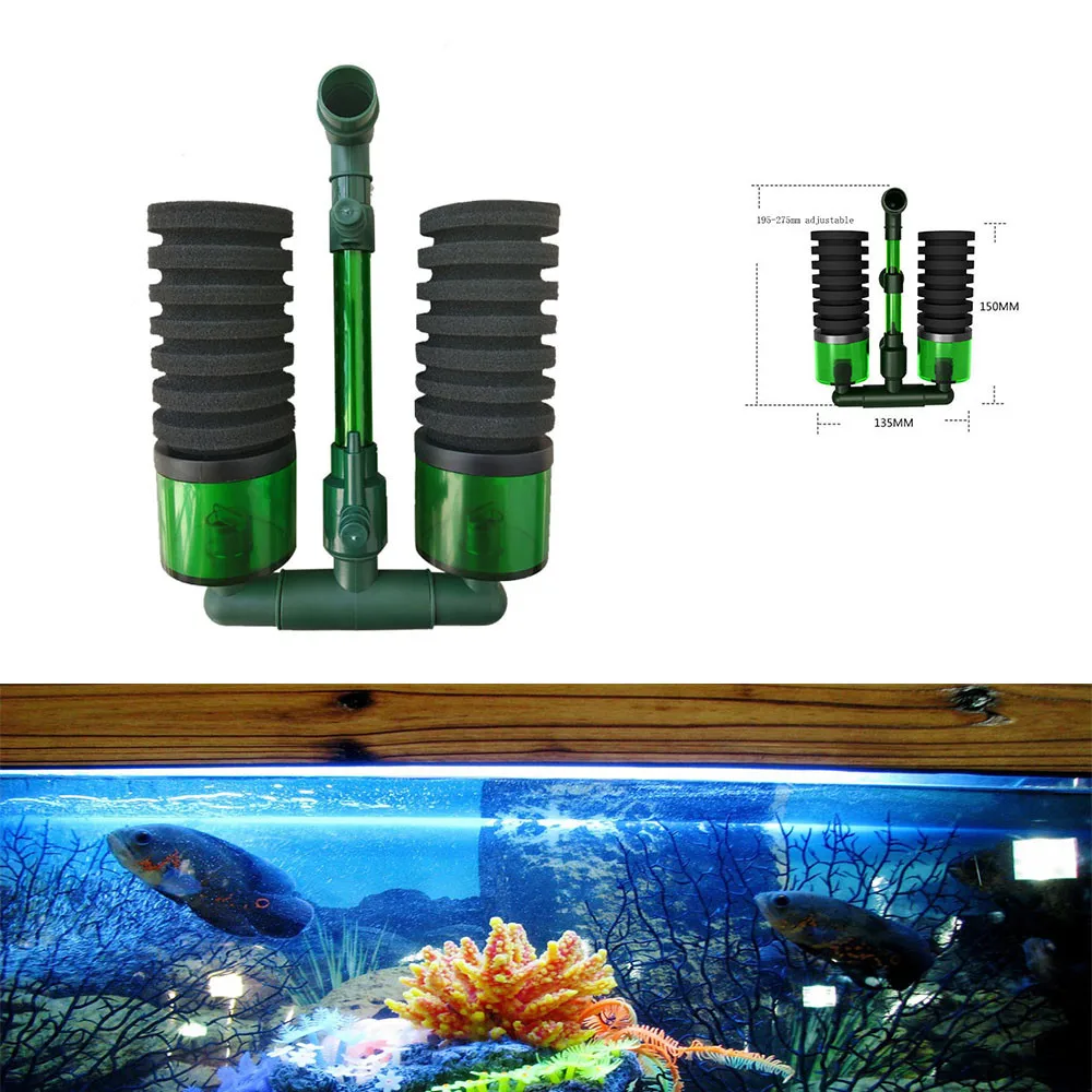 

Air Driven Sponge Filter Aquarium Filter Sponge Shrimp Fry Fish Tank Filter