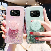 Silicon Phone Case For Xiaomi Poco Pro Cases Glitter Cover Poco Pro NFC Redmi Note 10s Fundas