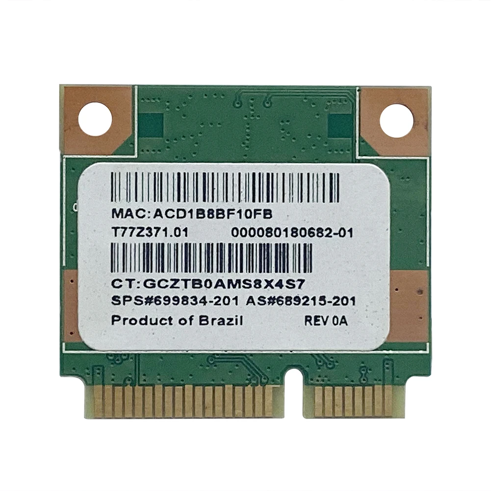 Беспроводная сетевая карта RT3290 150 Мбит/с 2 4 ГГц Bluetooth 3 0 мини-PCI-E Wi-Fi адаптер для