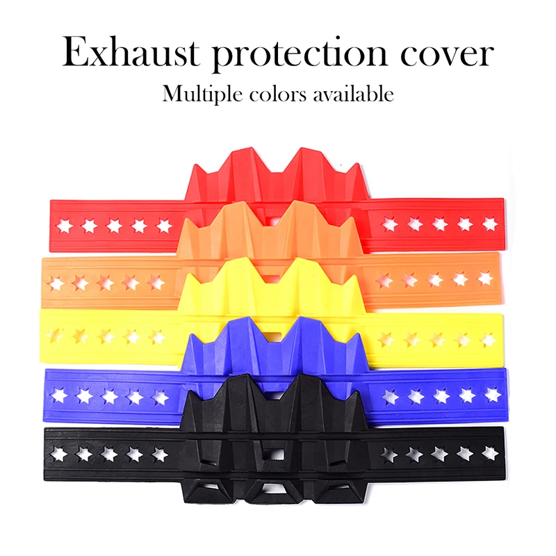 5 цветов мотоциклетный глушитель SPEWPRP/круглая овальная задняя крышка для