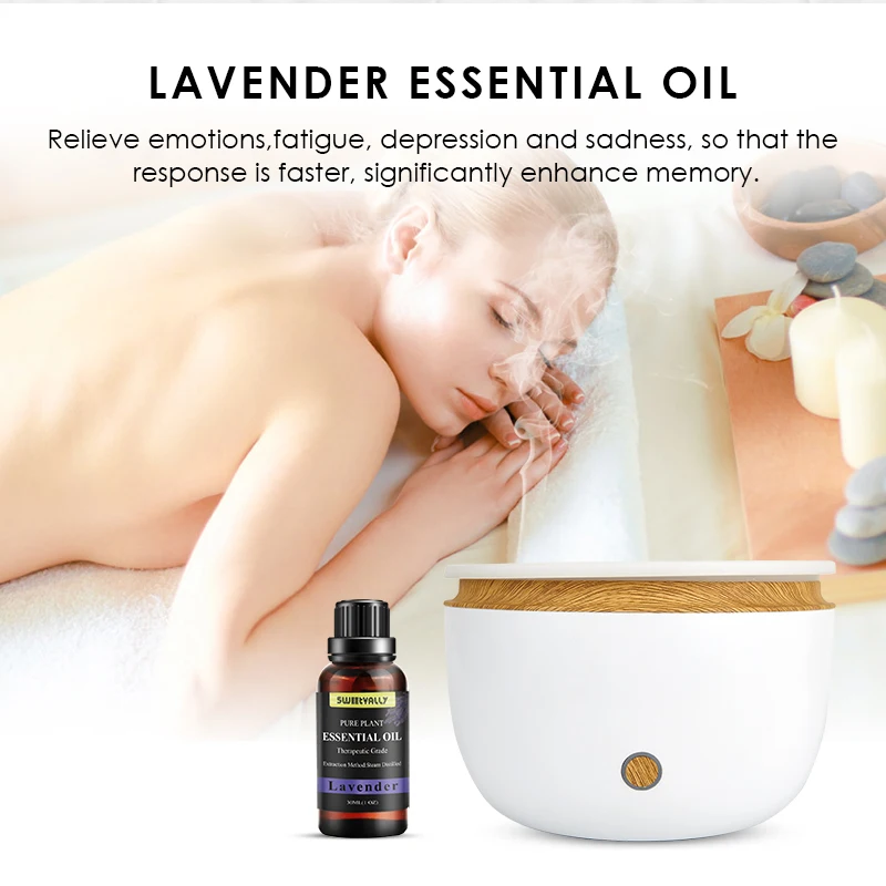 Эфирные масла Sweetvally для ароматерапии ароматическое масло лаванды натуральный