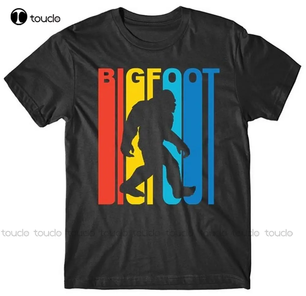 

Sasquatch Shirt Vintage Retro 1970'S Style Bigfoot Silhouette New Fashion Men'S High Quality Tees Casual T Shirt