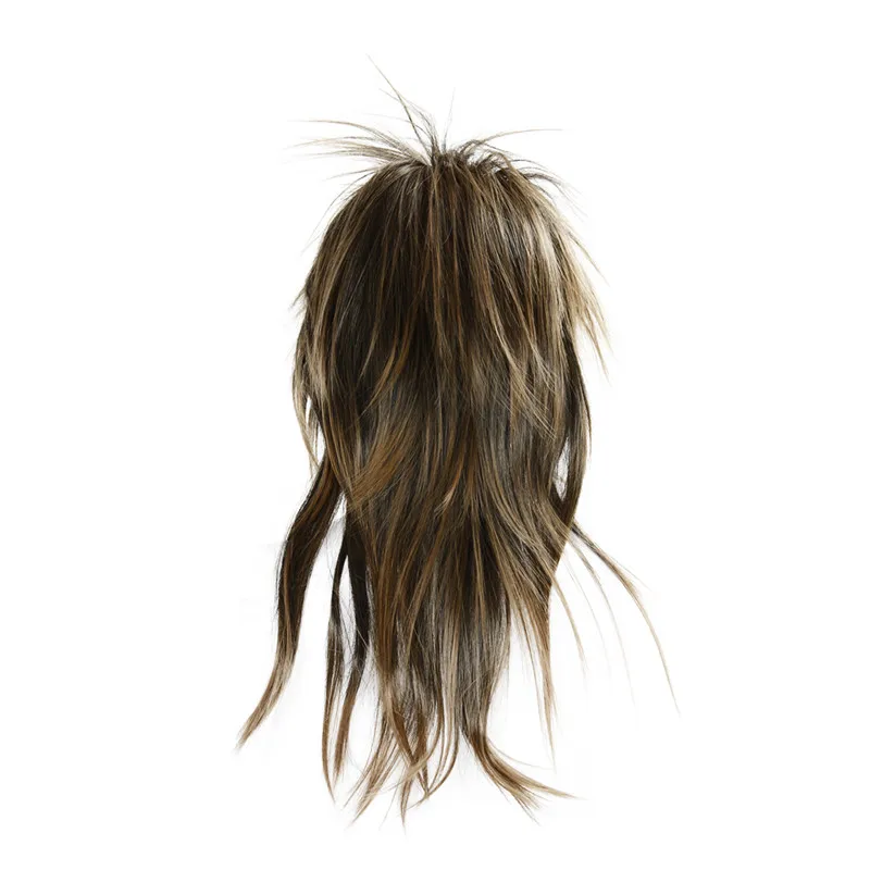 80s Дамский глэм панк Рок рокер цыпленок Тина Тернер парик для причудливого