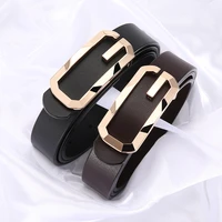 new womens belt leather suit pants stylish smooth buckle personality casual jeans belt female belts for women luxury designer