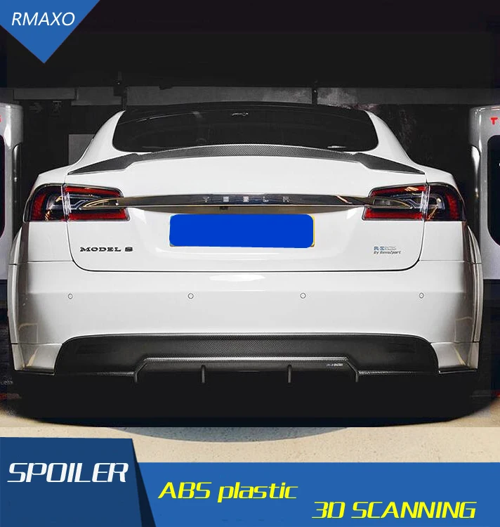 

For Tesla model S Spoiler 2012-2018 Tesla model S High Quality Carbon Fiber Material Spoiler For Tesla model s Spoiler