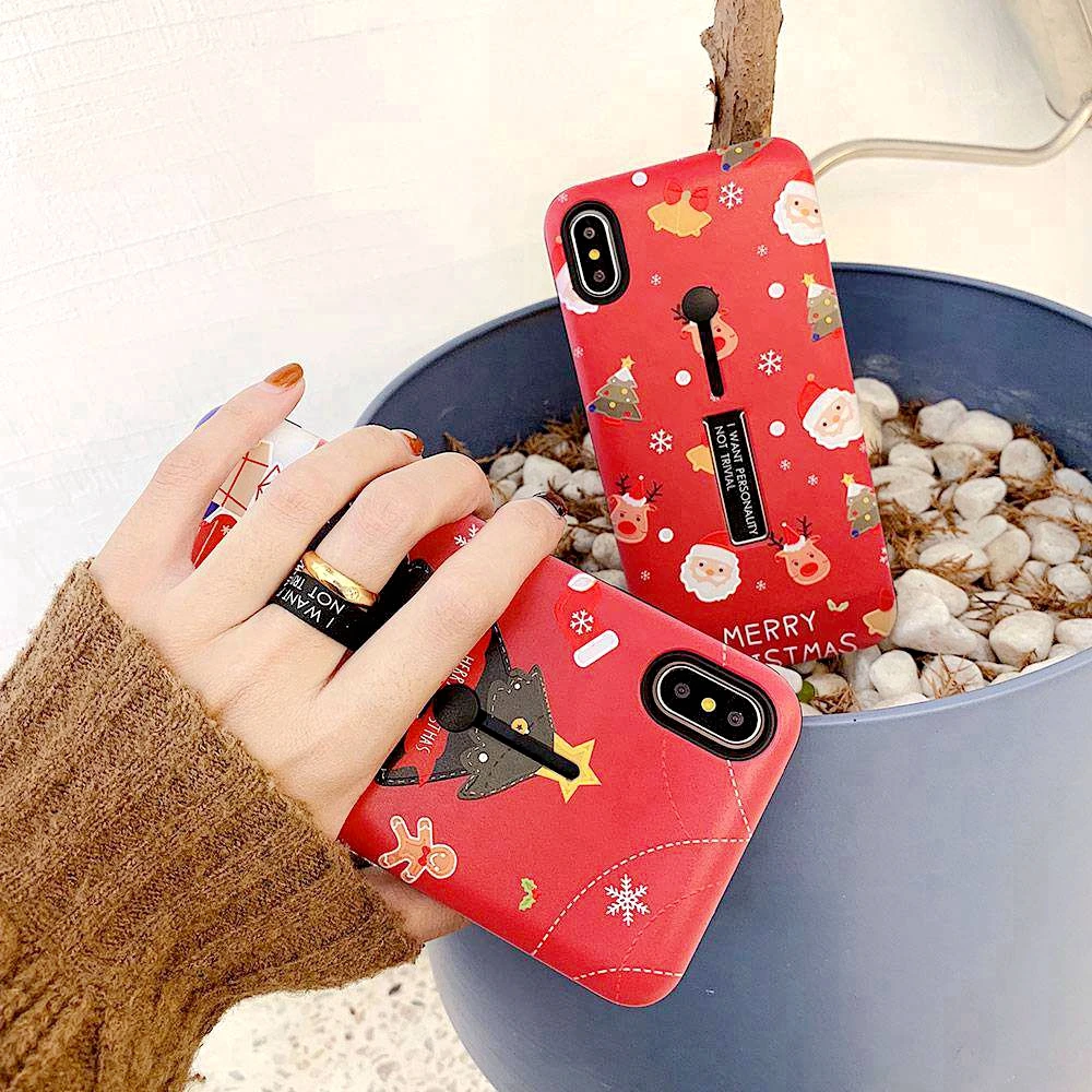 KISSCASE спрятать демонстрационный держатель для колец чехол iPhone XS MAX XR X 6 6s 7 8 Plus Merry