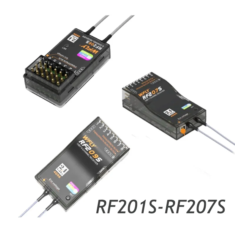 

Приемник WFLY 2,4G WFR04S WFR06S WFR07S WFR09S WBUS RF201S RF207S PPM/PCMS для дистанционного управления для радиоуправляемого дрона