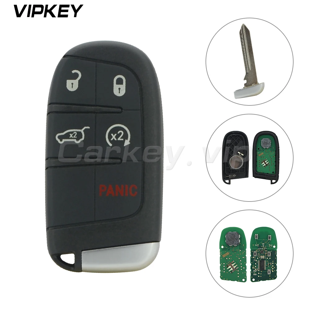 Remotekey 5 шт. для Jeep Grand Cherokee 2014 2015 кнопок 434 МГц M3N 40821302 смарт ключ автомобиля|Ключ от