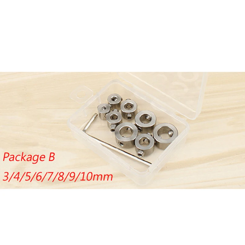 Набор стопорных воротников для глубины дрели кольцевой дюбель вал зажимной ключ