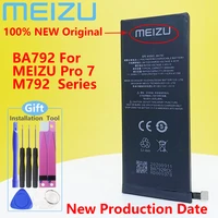 100 new original meizu pro 7 battery m792q m792c m792h ba791 ba792 battery gift tools
