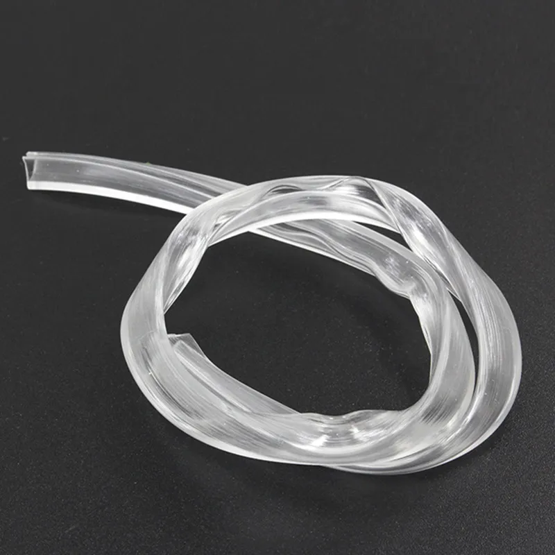 

1M U Shaped shower bottom glass door sealing strip silicone veneer edge banding tape bumper protector for Cabinet door Decor