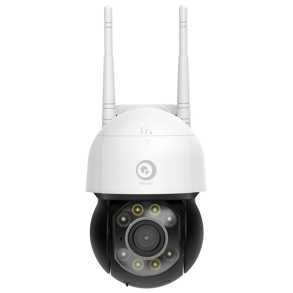 

DIGOO DG-ZXC43 2 Megapixel 8 LED 1080P Smart IP Camera Outdoor Dome Speed Camera IR Night Vision Security Home Monitor - EU Plug