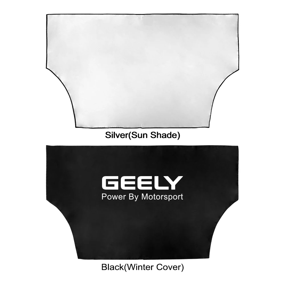 Magnetic Sunshade Cover For GEELY Coolray Aktie Tugella Atlas GC6 GC9 LC EMGRAND X7 EC7 CK Car Front Windshield Snow Sun Shade | Автомобили