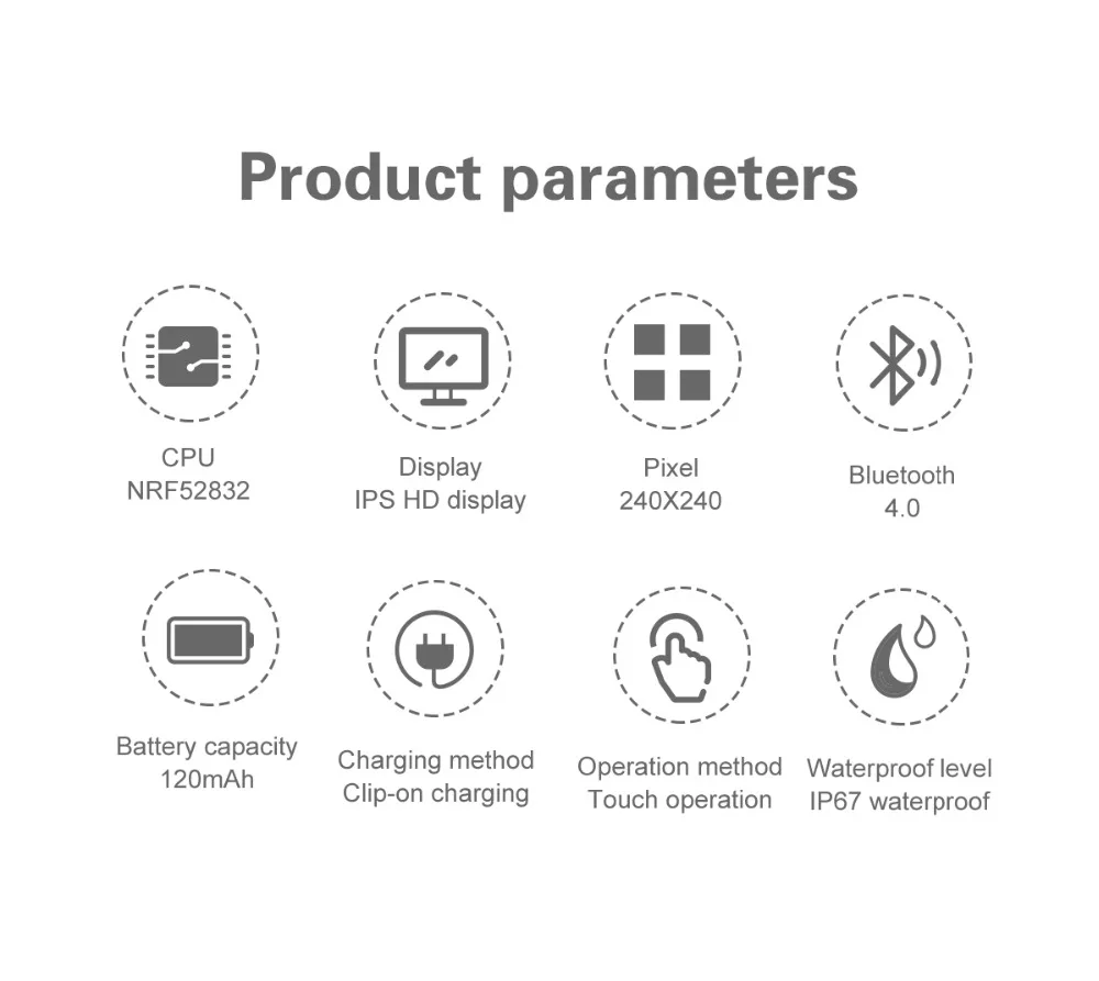 

CF18P Smart Watch Men Women Heart Rate Monitor Waterproof Multi Sport Smartwatch Blood Pressure Fitness Tracker CF18