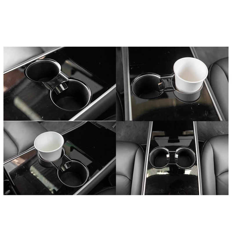 

for Tesla Model 3 Model Y Interior Accessories Center Console Car Cup Holder Insert (Not Fit for 2021 Model 3)