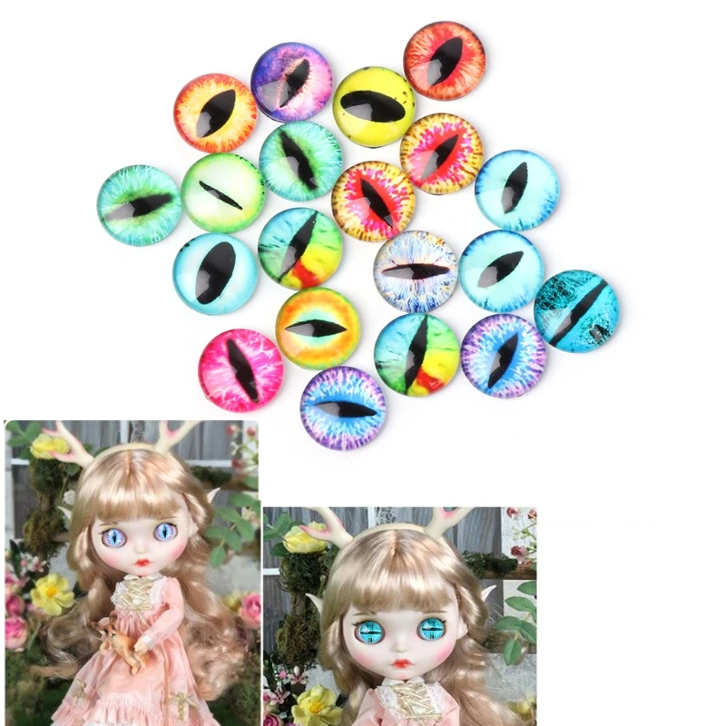 

C5AA, 20 шт., искусственные глаза для игрушек, динозавров, животных