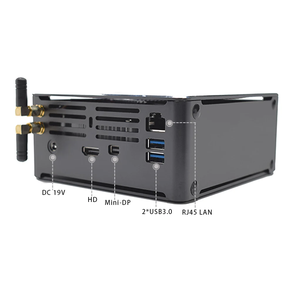 Мини ПК 8 го поколения Intel Core i9 i7 8750H Xeon i5 8300H Windows 7/8/10 Linux UHD Pro WiFi высококлассный