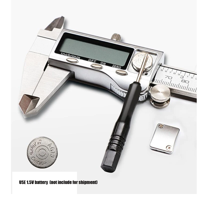 6&quot 0-150mm Large LCD Smooth-gliding Durable Stainless Steel Digital Caliper Electronic vernier caliper Measuring Tool with box |