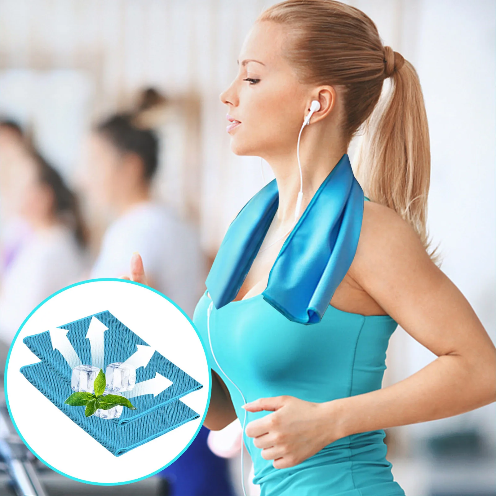 Быстросохнущее карманное полотенце портативное Впитывающее Влагу пот уличное