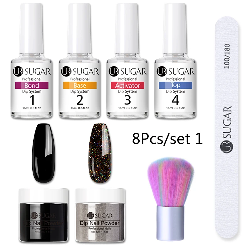 2 шт./8 шт. набор пудры для ногтей | Красота и здоровье