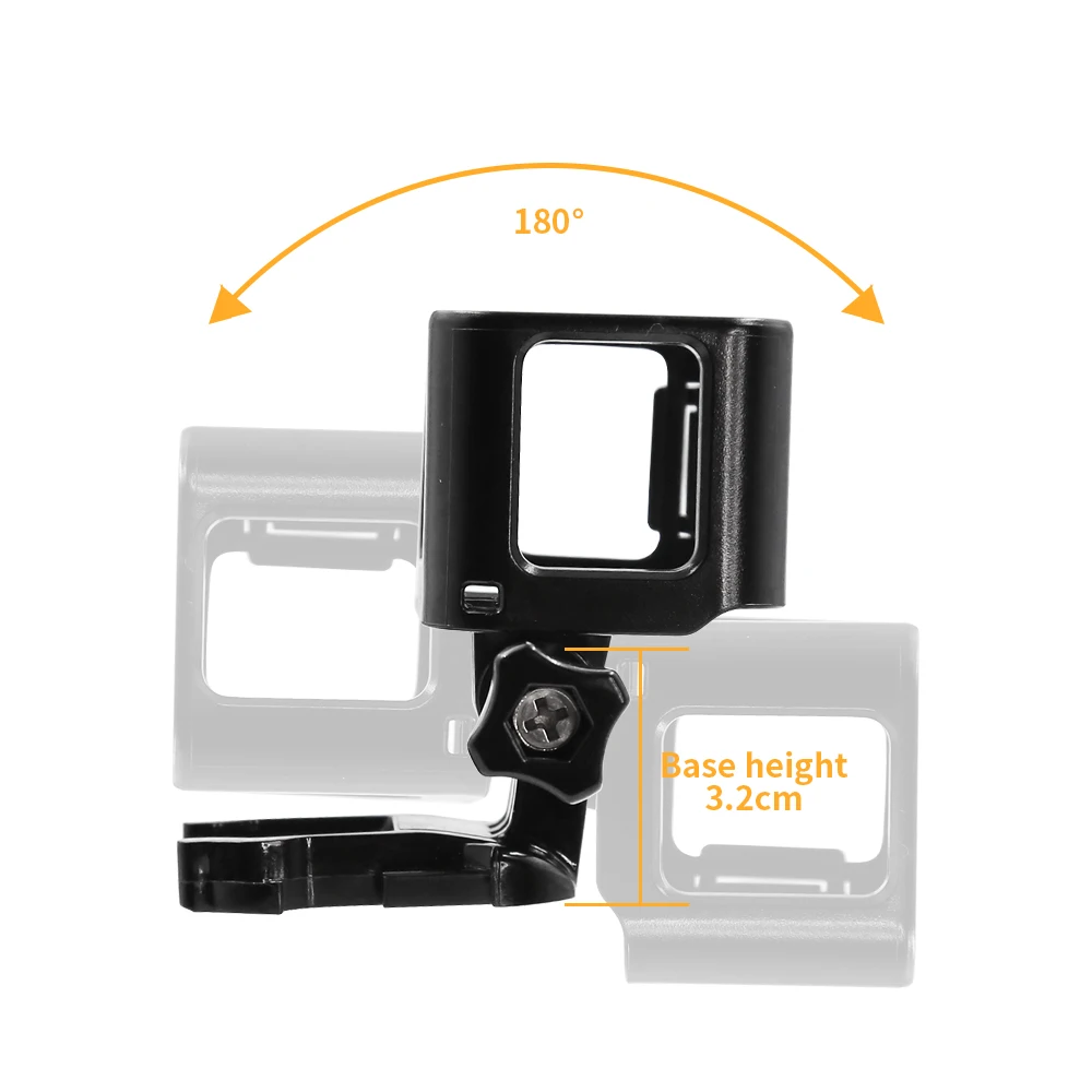 HONGDAK стандартный защитный чехол с рамкой для GoPro Hero 4 5 Session поворотным адаптером