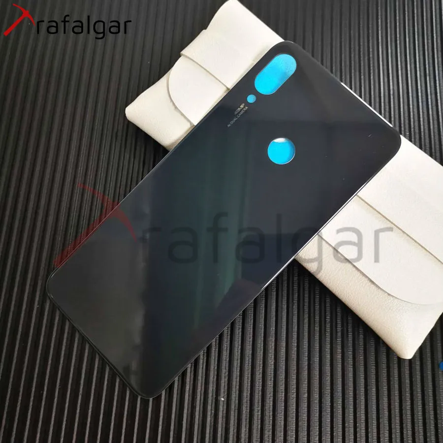 Крышка батарейного отсека для Xiaomi Redmi Note 7 Pro Задняя стеклянная панель Note7 задний