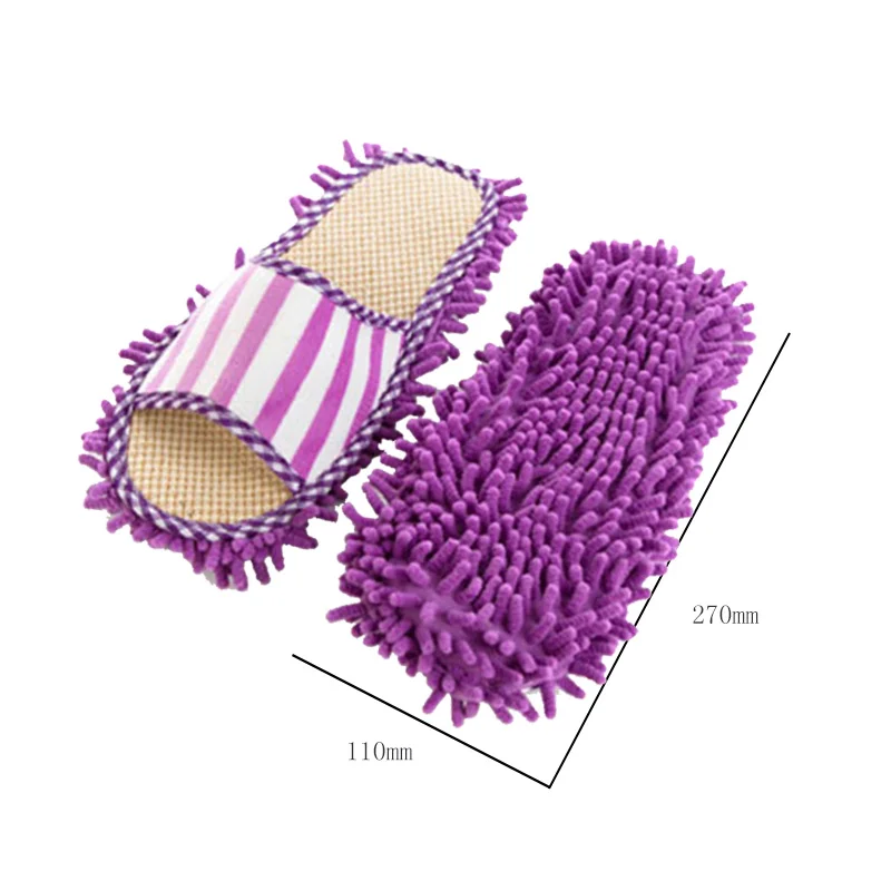 Ленивый очиститель ног тапочки из микрофибры искусственная кожа пылезащитный