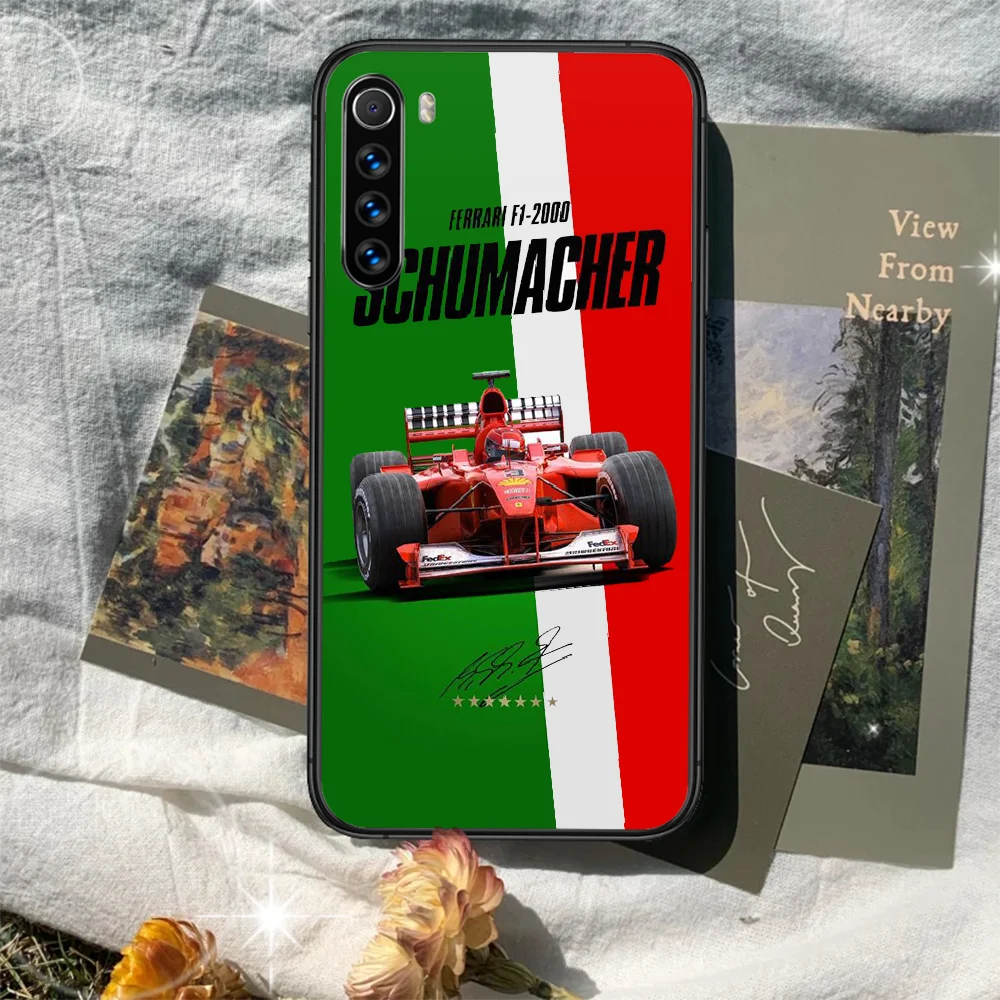 

Michael Schumacher F1 Phone Case For XIAOMI Redmi Note 5 7 8 T 9 6A 7A 8A 9S K 20 30 Pro black Waterproof Pretty Funda 3D Bumper