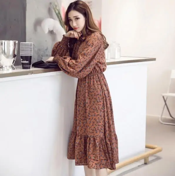 Оригинальные 2020 новые весенние винтажные платья с эластичной резинкой на талии