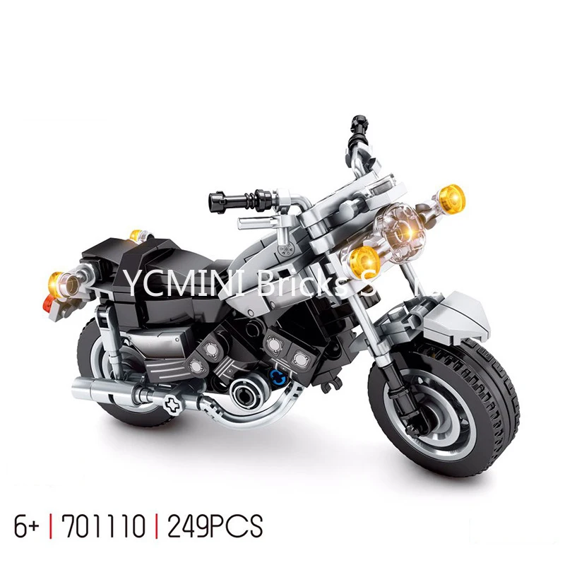 Конструктор Sembo для конструктора Lego креативный внедорожный мотоцикл мальчиков