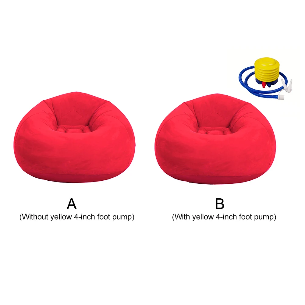 

Inflatable Lazy Sofa Couch Ultra Soft Folding Recliner Living Room Outdoor Lounger Bedroom Home Decoration Bean Bag Chair