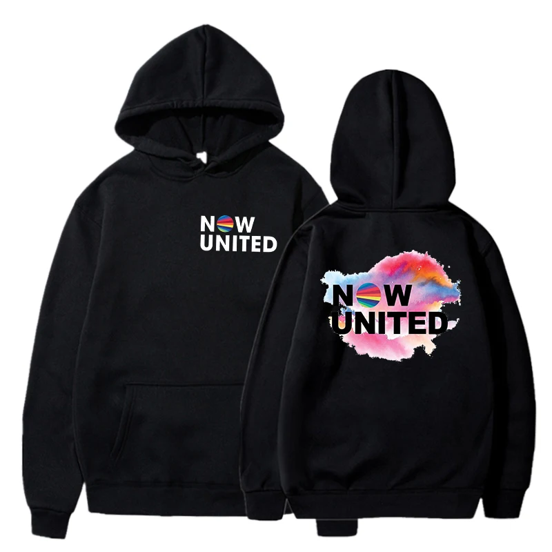 

Now United Hoodies Long Sleeve Tops Streetwear Adult Hoodie Sweatshirt Men Fashion Autumn Winter Hip Hop Hoodie Pullover Hoody