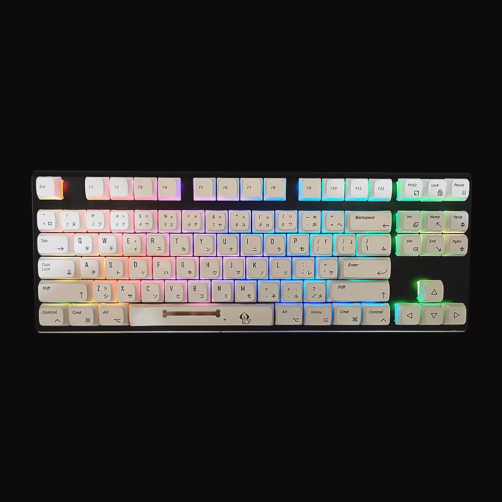 156 keys pbt japanese keycaps xda thermal dye sublimation minimalist white theme style for mechanical keyboard keycaps free global shipping