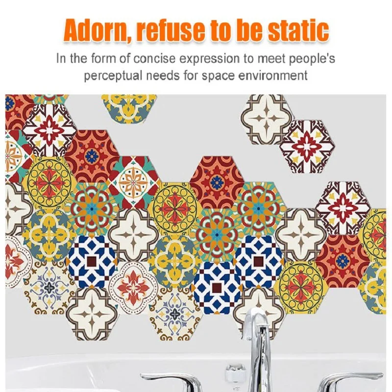 

10 шт. самоклеящиеся мраморные обои, водонепроницаемые напольные Стикеры s, настенные Стикеры для ванной, «сделай сам», Нескользящие Перевод...