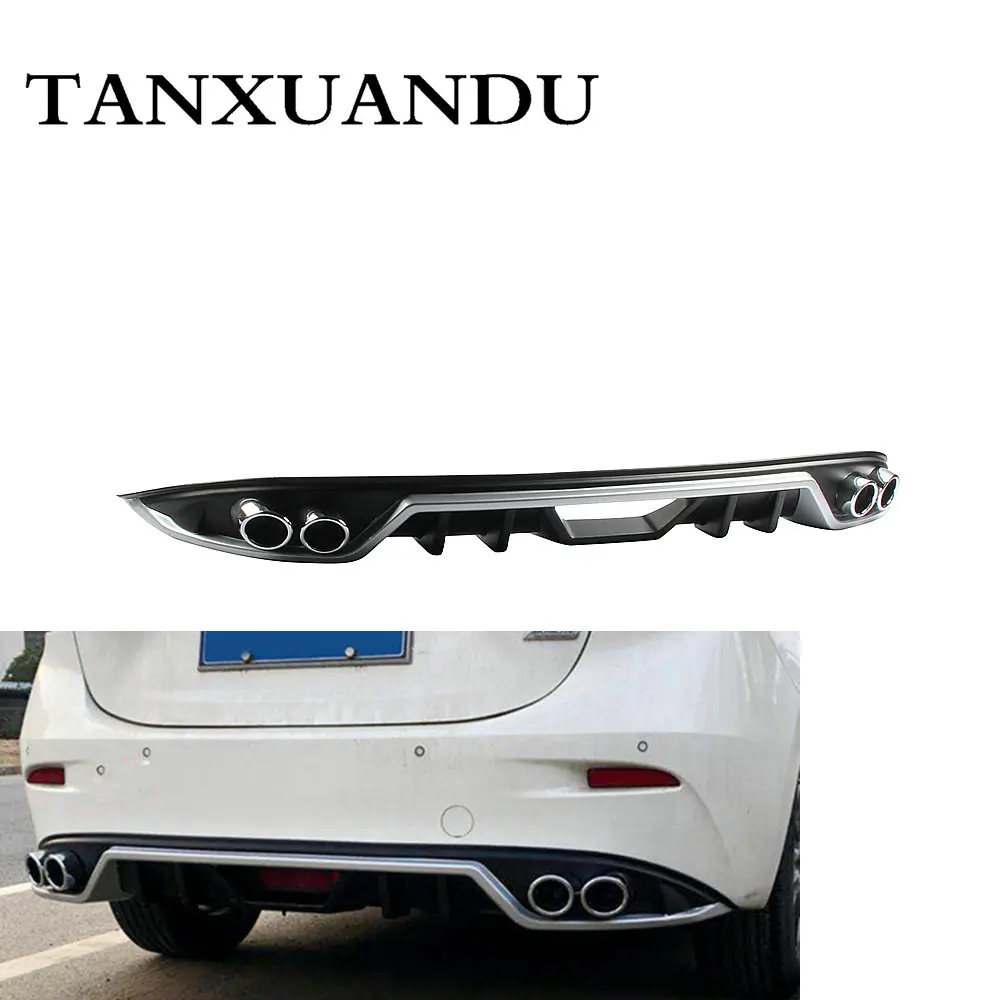 1807 грунтовка с декоративным хвостовым горлом задний бампер нижний диффузор