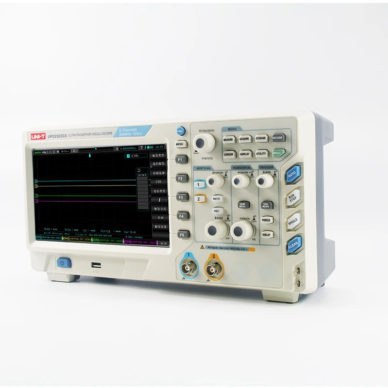 UNI T блок UPO2202CS цифровой Супер флуоресцентный осциллограф 1GS/s частота