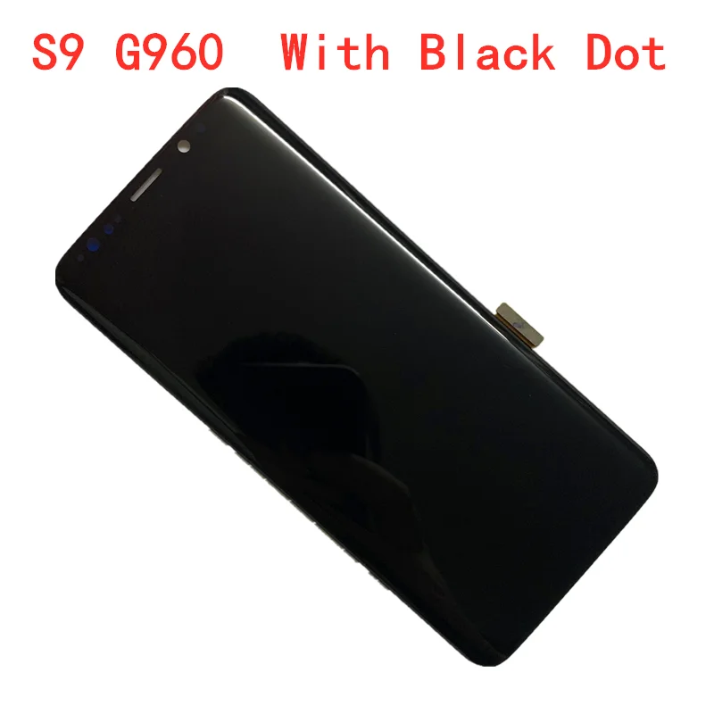 Оригинальный AMOLED ЖК-дисплей с черной точкой для SAMSUNG S9 G960U G960A G960F дигитайзер