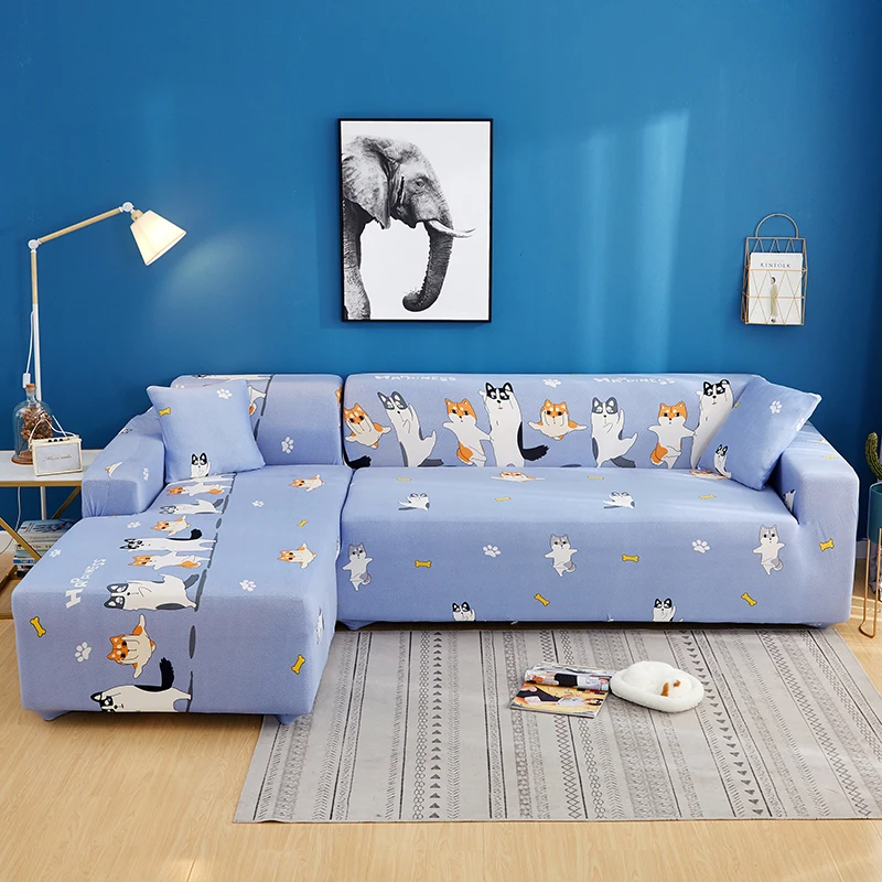 

Order Sofa Set (2piece) If Is L-shaped Corner Chaise Longue Sofa Elastic Couch Cover Stretch Sofa Covers for Living Room Capa De