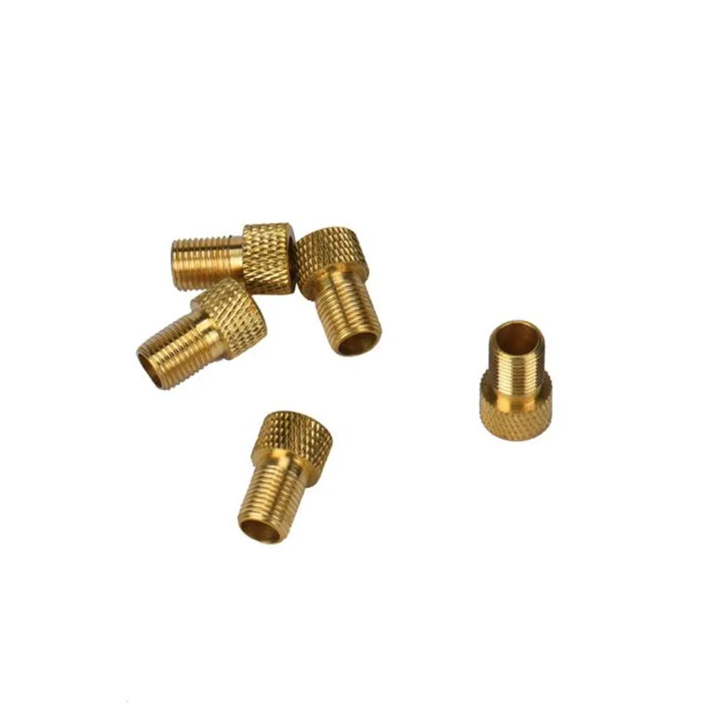 

2pc Brass Adaptor Presta To Schrader Bicycle Valves Converter Gold Bike Connector Cycling Accessories Tapa Valvula#60