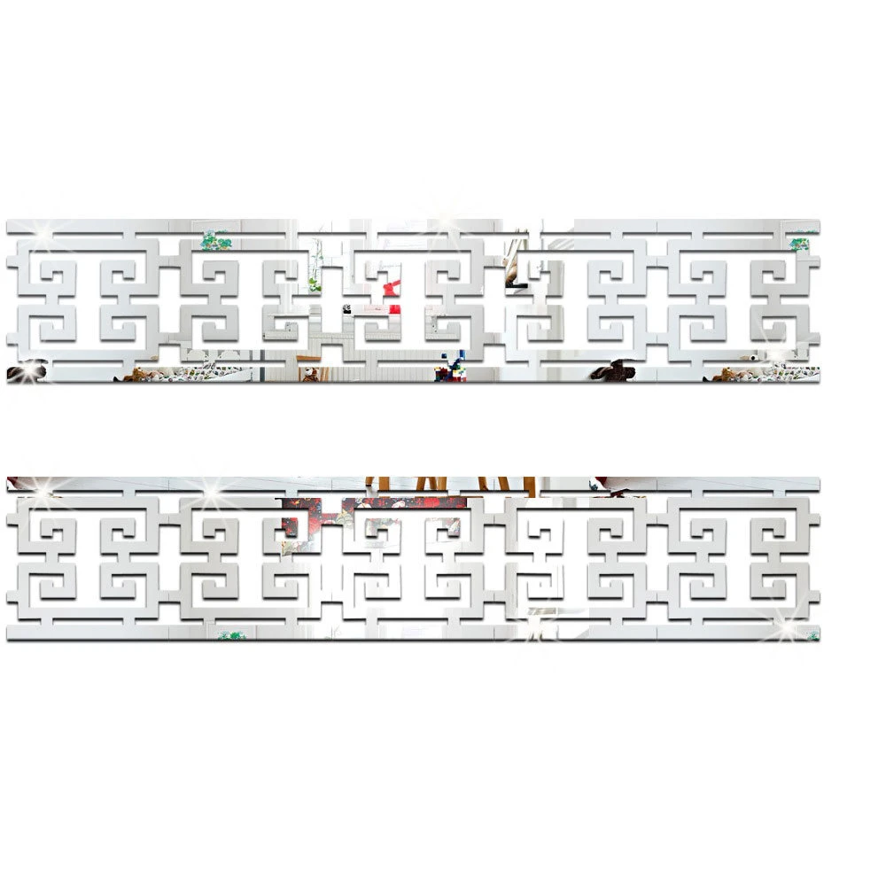 

10 шт., зеркальные наклейки на стену