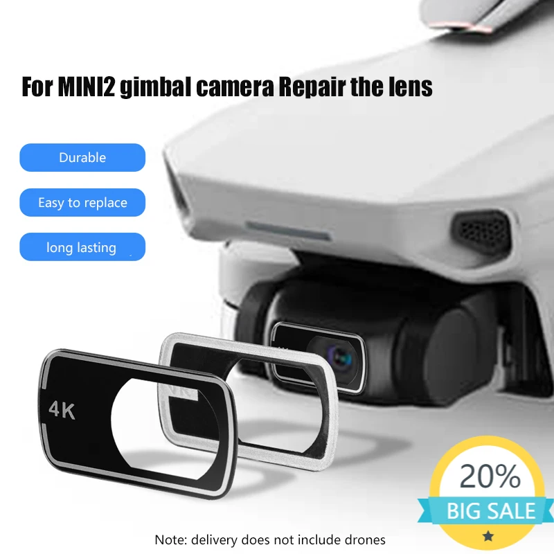 

Оригинальное карданное стекло для объектива камеры запасные части для DJI Mavic Mini / Mini 2 Drone защитные линзы запасные части