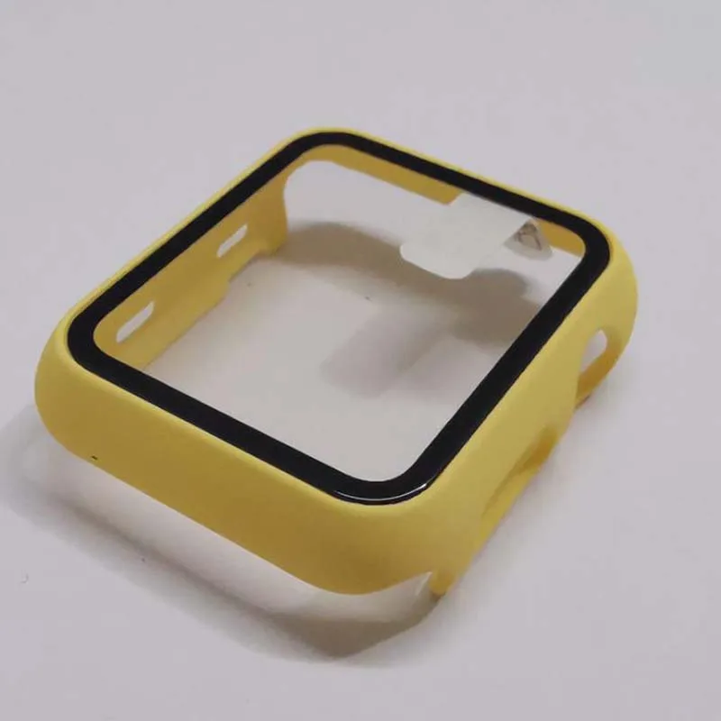 Стеклянный чехол для Apple Watch S7 защитное стекло с полным покрытием iwatch 38/40/42/44 мм 25