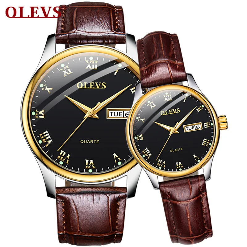 

OLEVS, парные часы, модные, простые, Роскошные, изысканные, стальные, кварцевые, пара, часы, цифровые, со шкалой, светильник, часы, пара, подарок