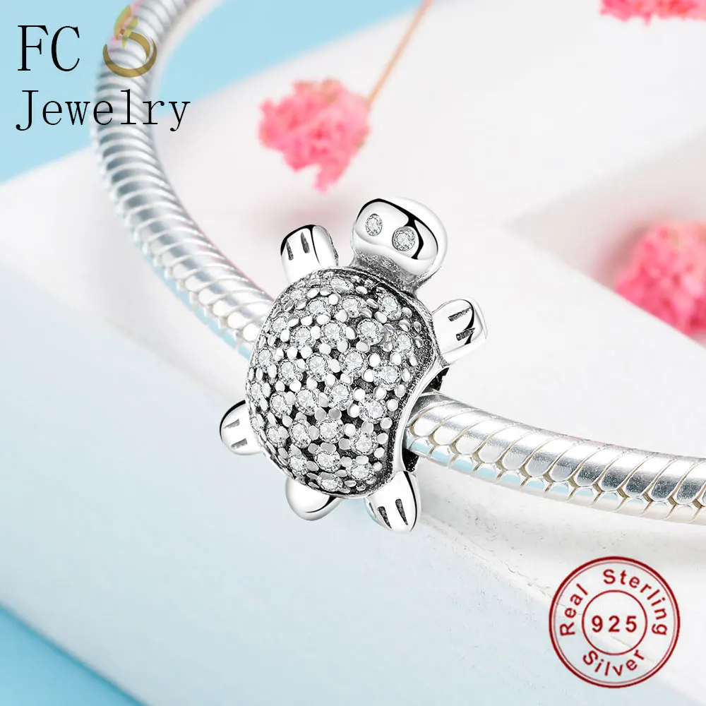 FC Jewelry Fit оригинальные брендовые Подвески браслет 925 пробы серебряные животные