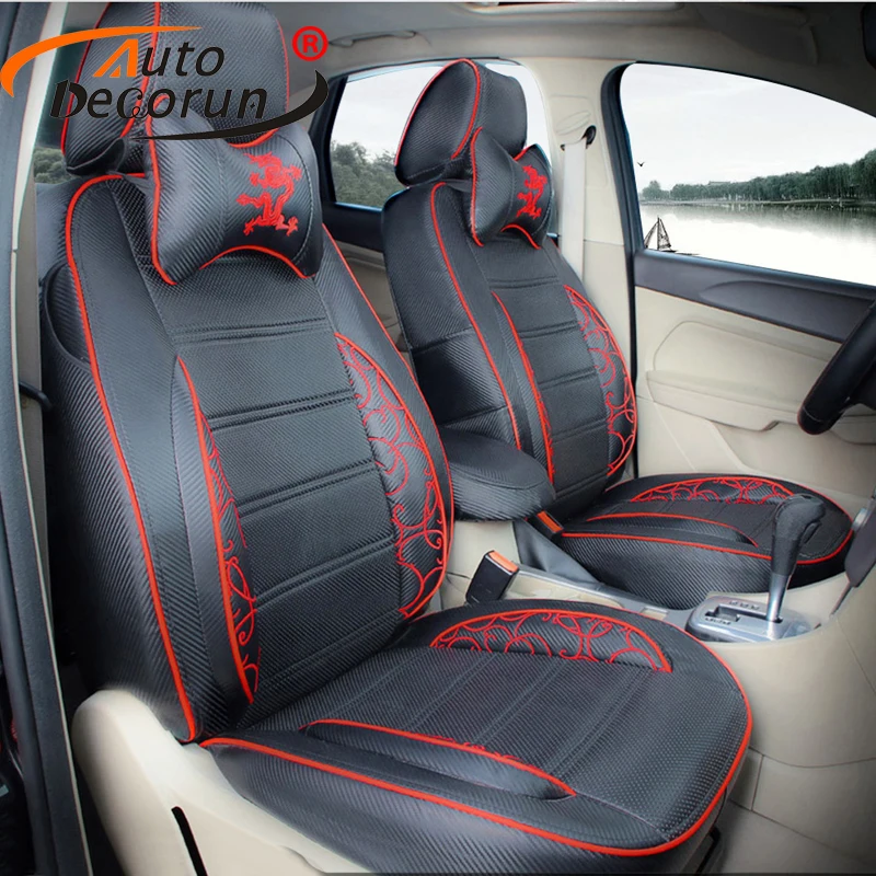 AutoDecorun специальный чехол для сиденья Peugeot 206cc чехлы на автомобиля подушка