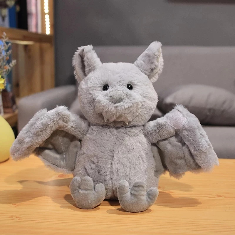 

1pc 24cm Bat Plush Toy Dark Elf Cute lifelike Bat Baby Soft Toy Sleep Storytelling Plush Kids Toys Gift For Children